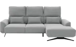Goossens excellent loungebank princess grijs stof - 8231524-gespiegeld-01