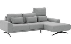 Goossens excellent loungebank princess grijs stof - 8231524-gespiegeld-01