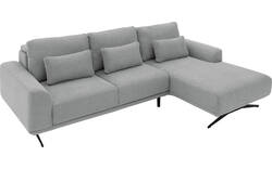 Goossens excellent loungebank princess grijs stof - 8231524-gespiegeld-01