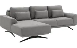 Goossens excellent loungebank princess grijs stof - 8231525-01