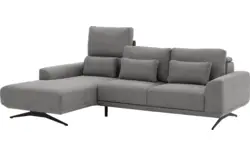 Goossens excellent loungebank princess grijs stof - 8231525-01