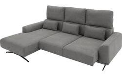 Goossens excellent loungebank princess grijs stof - 8231525-01