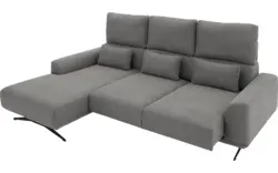 Goossens excellent loungebank princess grijs stof - 8231525-01
