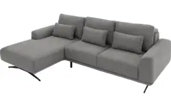 Goossens excellent loungebank princess grijs stof - 8231525-01
