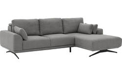 Goossens excellent loungebank princess grijs stof - 8231525-gespiegeld-01