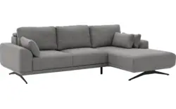 Goossens excellent loungebank princess grijs stof - 8231525-gespiegeld-01