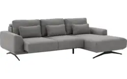 Goossens excellent loungebank princess grijs stof - 8231525-gespiegeld-01
