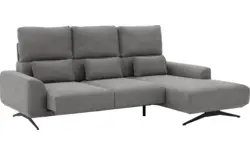 Goossens excellent loungebank princess grijs stof - 8231525-gespiegeld-01