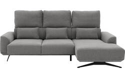 Goossens excellent loungebank princess grijs stof - 8231525-gespiegeld-01
