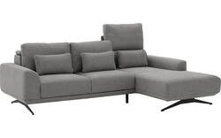 Goossens excellent loungebank princess grijs stof - 8231525-gespiegeld-01
