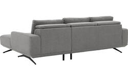 Goossens excellent loungebank princess grijs stof - 8231525-gespiegeld-01