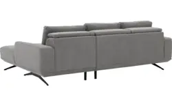 Goossens excellent loungebank princess grijs stof - 8231525-gespiegeld-01