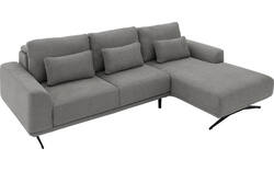 Goossens excellent loungebank princess grijs stof - 8231525-gespiegeld-01