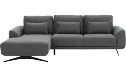 Goossens excellent loungebank princess grijs stof - 8231526-01
