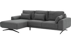 Goossens excellent loungebank princess grijs stof - 8231526-02