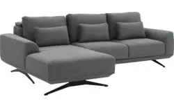 Goossens excellent loungebank princess grijs stof - 8231526-01