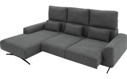 Goossens excellent loungebank princess grijs stof - 8231526-01