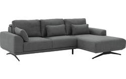 Goossens excellent loungebank princess grijs stof - 8231526-gespiegeld-01