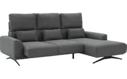 Goossens excellent loungebank princess grijs stof - 8231526-gespiegeld-01