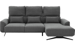 Goossens excellent loungebank princess grijs stof - 8231526-gespiegeld-01