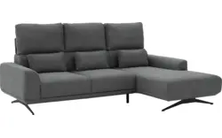 Goossens excellent loungebank princess grijs stof - 8231526-gespiegeld-01