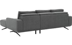 Goossens excellent loungebank princess grijs stof - 8231526-gespiegeld-01