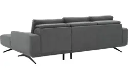 Goossens excellent loungebank princess grijs stof - 8231526-gespiegeld-01