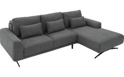 Goossens excellent loungebank princess grijs stof - 8231526-gespiegeld-01