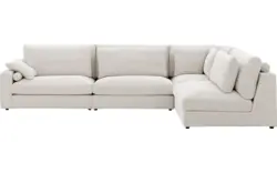 Goossens hoekbank odette beige stof - 8231529-goossens-odette-bank-stof-wit-01