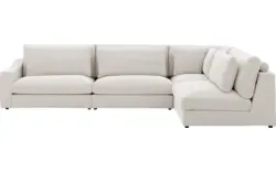 Goossens hoekbank odette beige stof - 8231529-goossens-odette-bank-stof-wit-01
