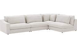 Goossens hoekbank odette beige stof - 8231529-goossens-odette-bank-stof-wit-01