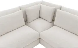 Goossens hoekbank odette beige stof - 8231529-goossens-odette-bank-stof-wit-01