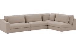 Goossens hoekbank odette bruin stof - 8231530-goossens-odette-bank-stof-bruin-01