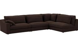 Goossens hoekbank odette bruin stof - 8231532-goossens-odette-bank-stof-bruin-01