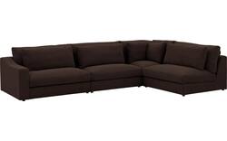 Goossens hoekbank odette bruin stof - 8231532-goossens-odette-bank-stof-bruin-01