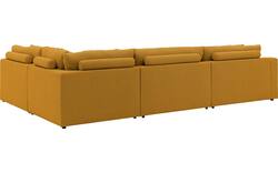 Goossens hoekbank odette geel stof - 8231533-goossens-odette-bank-stof-geel-01