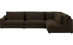 Goossens hoekbank odette groen stof - 8231536-goossens-odette-bank-stof-groen-01