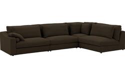 Goossens hoekbank odette groen stof - 8231536-goossens-odette-bank-stof-groen-01
