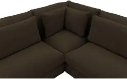 Goossens hoekbank odette groen stof - 8231536-goossens-odette-bank-stof-groen-01