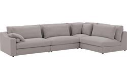 Goossens hoekbank odette grijs stof - 8231537-goossens-odette-bank-stof-grijs-01
