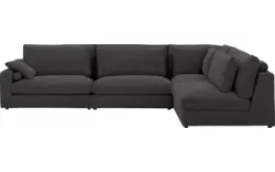 Goossens hoekbank odette grijs stof - 8231538-goossens-odette-bank-stof-grijs-01