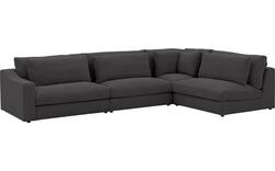 Goossens hoekbank odette grijs stof - 8231538-goossens-odette-bank-stof-grijs-01