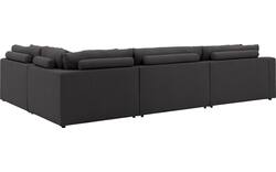 Goossens hoekbank odette grijs stof - 8231538-goossens-odette-bank-stof-grijs-01