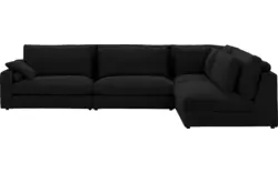 Goossens hoekbank odette zwart stof - 8231539-goossens-odette-bank-stof-zwart-01