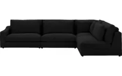 Goossens hoekbank odette zwart stof - 8231539-goossens-odette-bank-stof-zwart-01