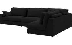 Goossens hoekbank odette zwart stof - 8231539-goossens-odette-bank-stof-zwart-01