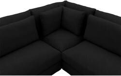 Goossens hoekbank odette zwart stof - 8231539-goossens-odette-bank-stof-zwart-01