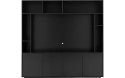 Goossens basic tv meubel madrid zwart melamine - 8231540-05