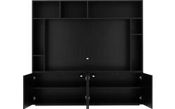 Goossens basic tv meubel madrid zwart melamine - 8231540-05