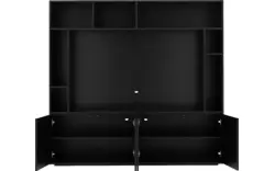 Goossens basic tv meubel madrid zwart melamine - 8231540-05